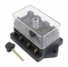 Poistková skriňa - puzdro na poistky, 4 slotov Satra