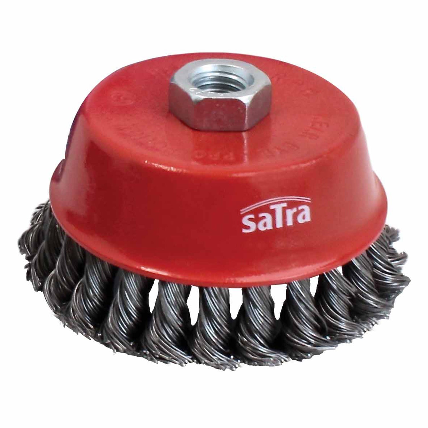 Rotačná drôtená kefa 100mm Satra