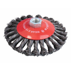 Vrkočová drôtená kefa 125mm Satra