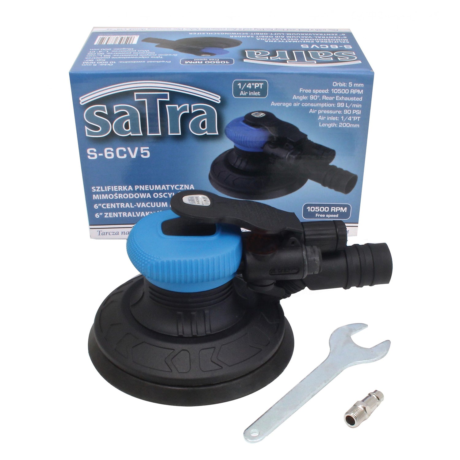 Pneumatická excentrická orbitálna brúska 150mm Satra