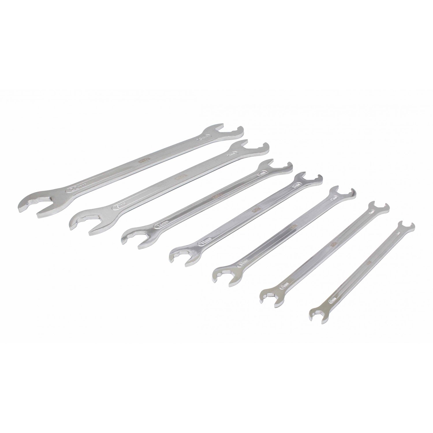 Penová vložka s extra tenkými vidlicovými kľúčmi 7ks