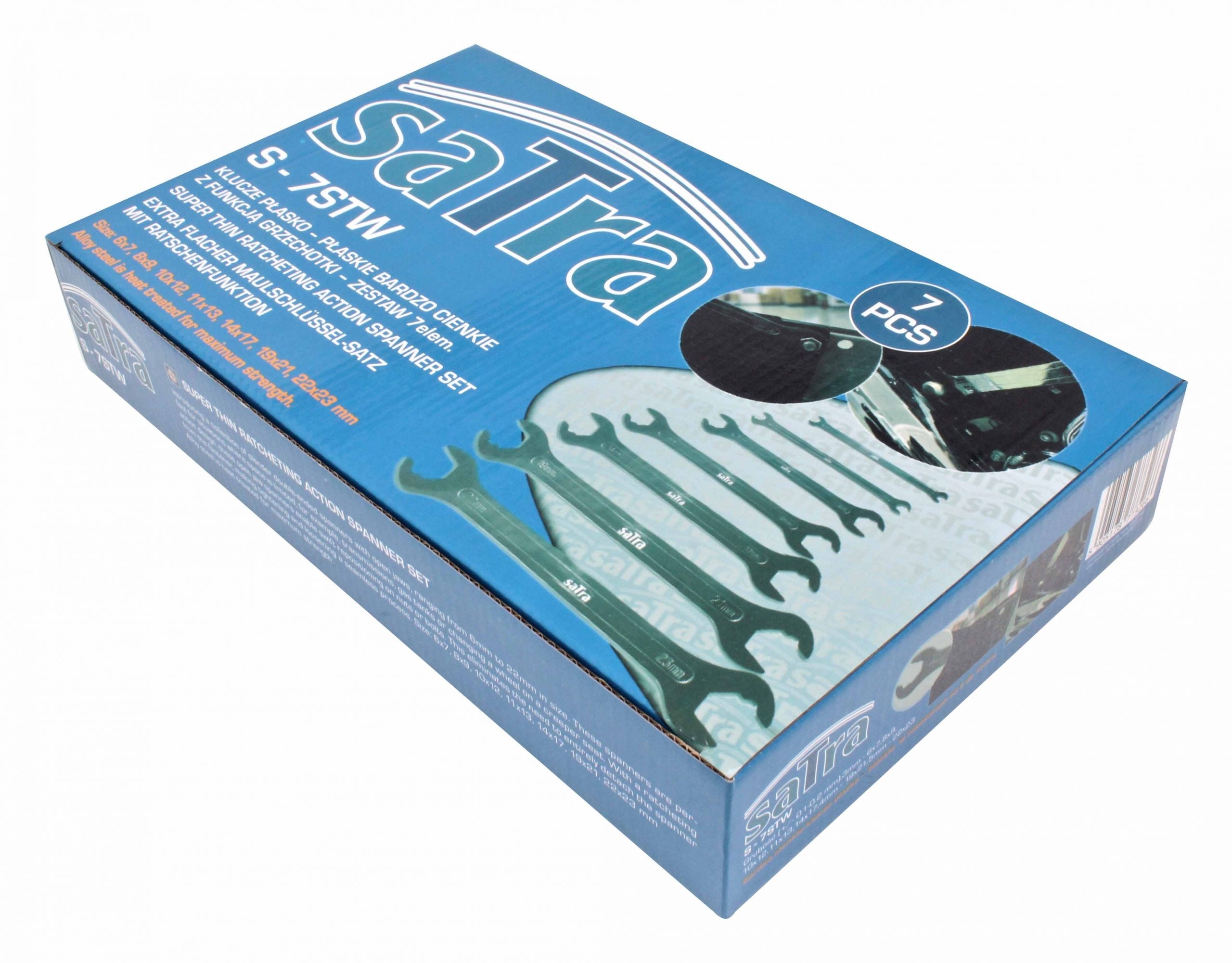 Penová vložka s extra tenkými vidlicovými kľúčmi 7ks