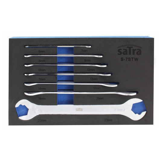 Penová vložka s extra tenkými vidlicovými kľúčmi 7ks