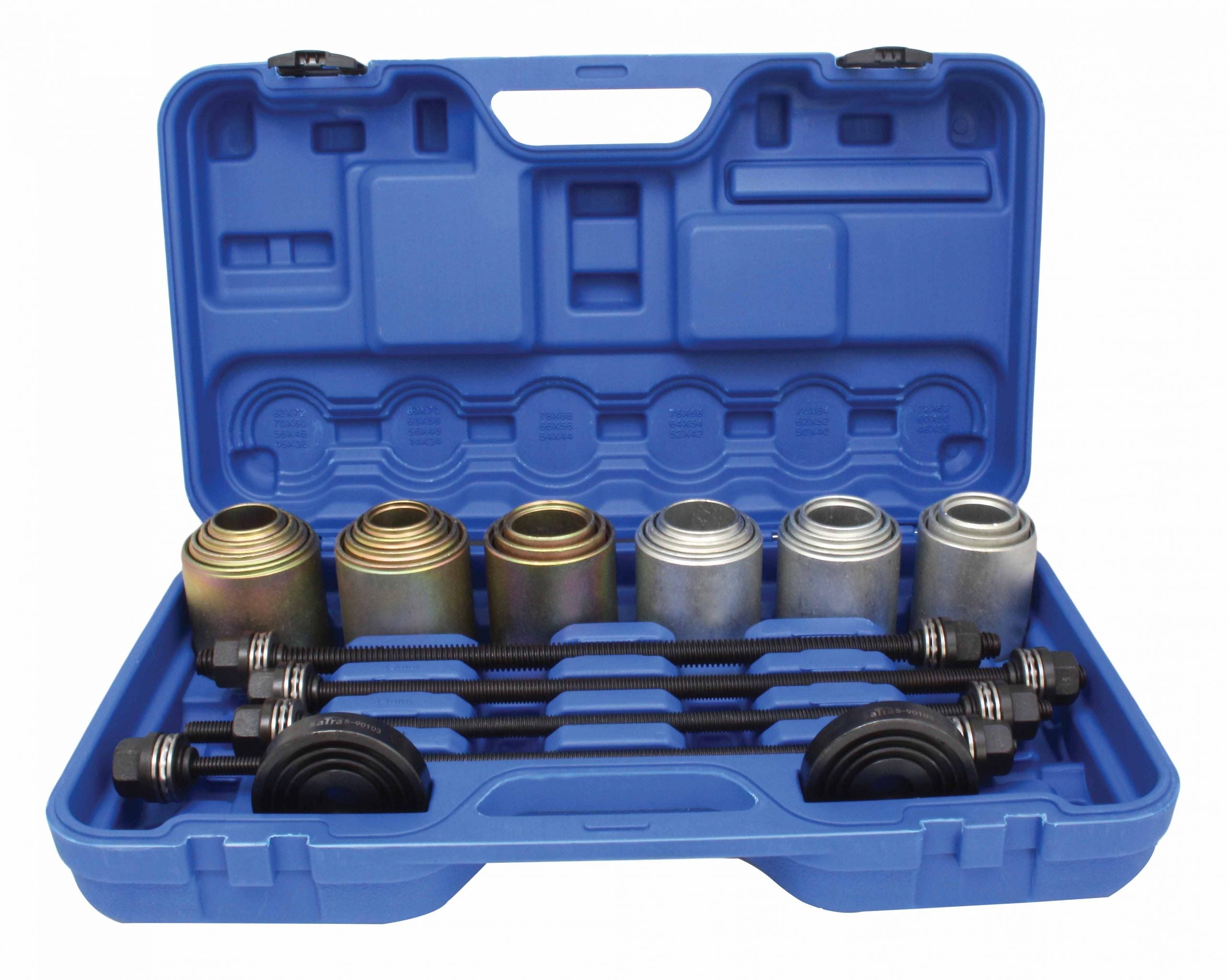 Sada na montáž a demontáž ložísk, nábojov, puzdier a silentblokov, 26ks