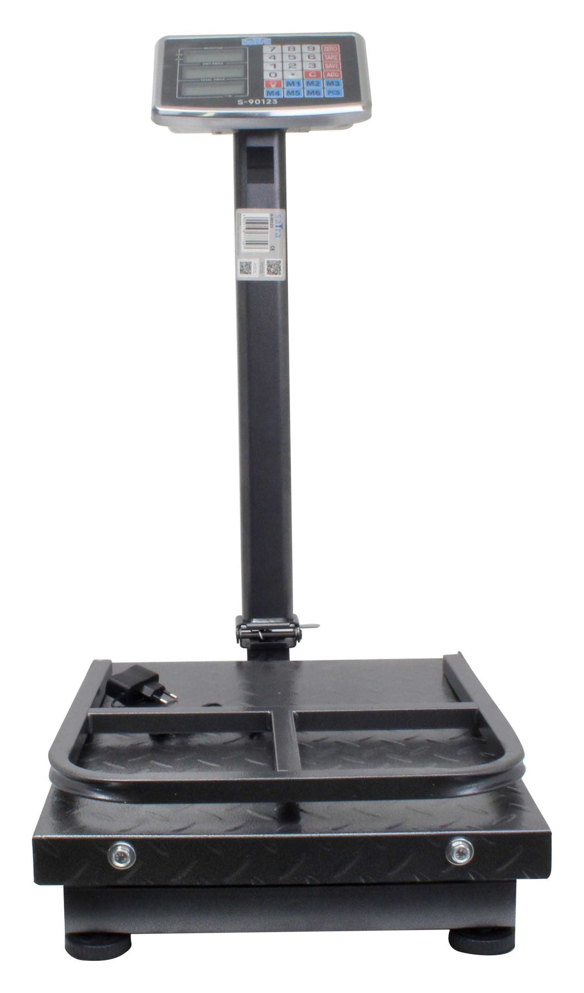 Digitálna plošinová váha, obchodná, s LCD displejom, do 300kg, Satra