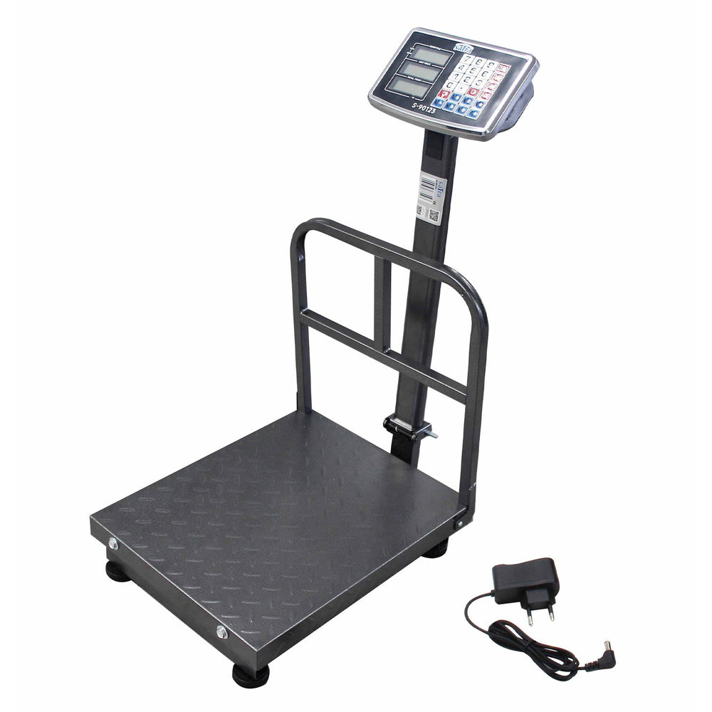 Digitálna plošinová váha, obchodná, s LCD displejom, do 300kg, Satra