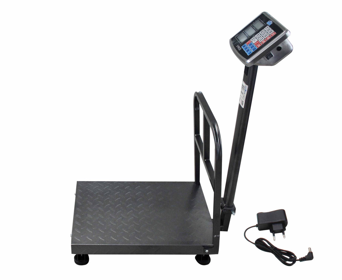 Digitálna plošinová váha, obchodná, s LCD displejom, do 300kg, Satra