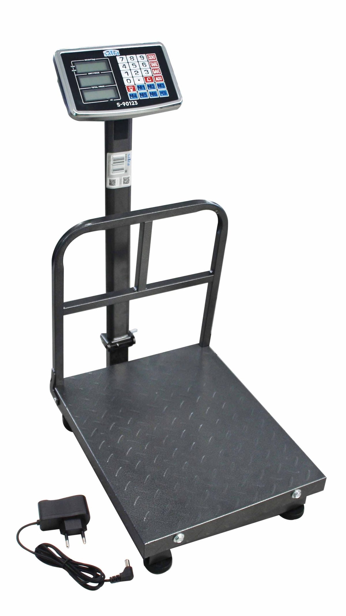Digitálna plošinová váha, obchodná, s LCD displejom, do 300kg, Satra