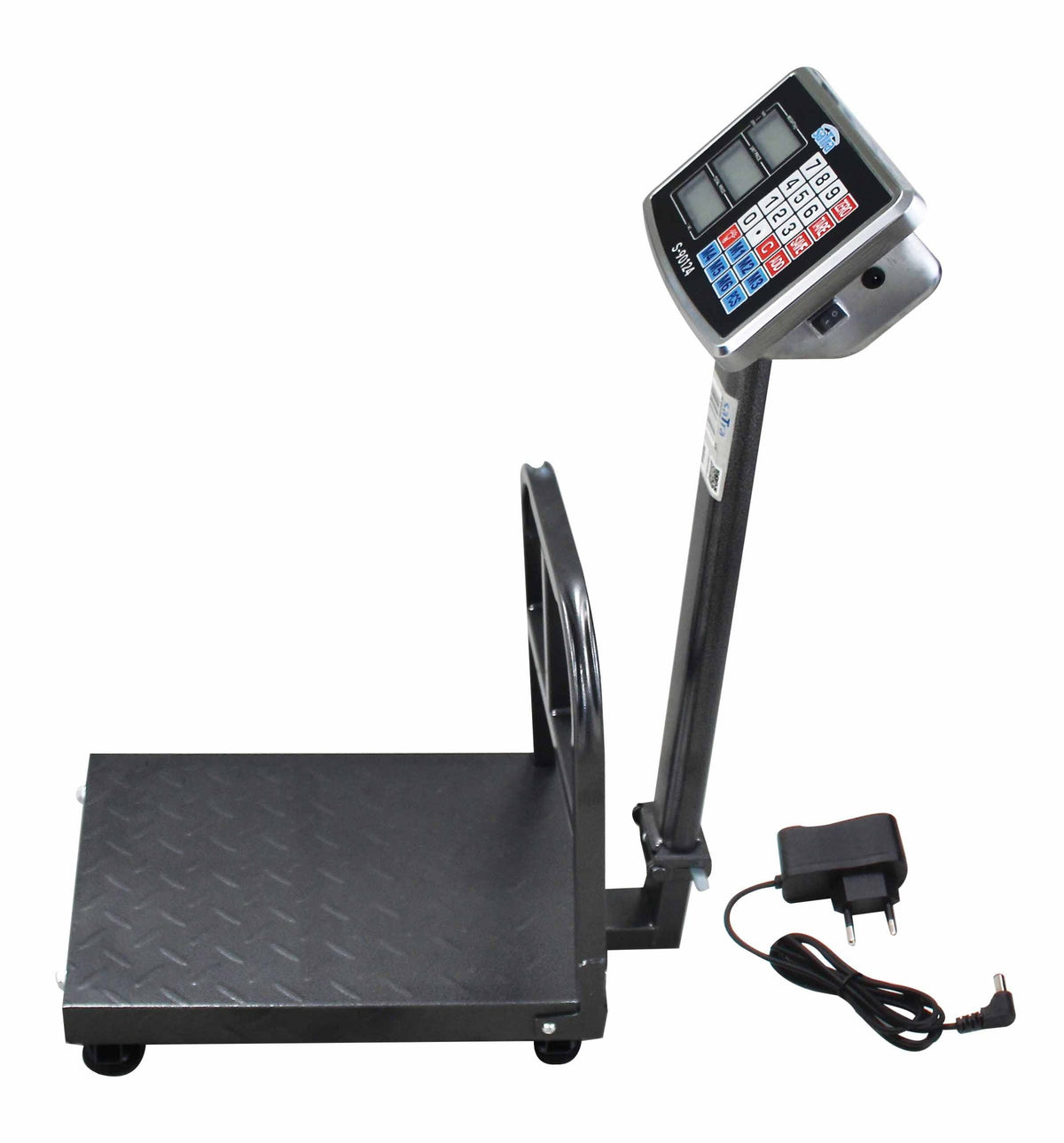 Digitálna plošinová váha, obchodná, s LCD displejom, do 150kg Satra