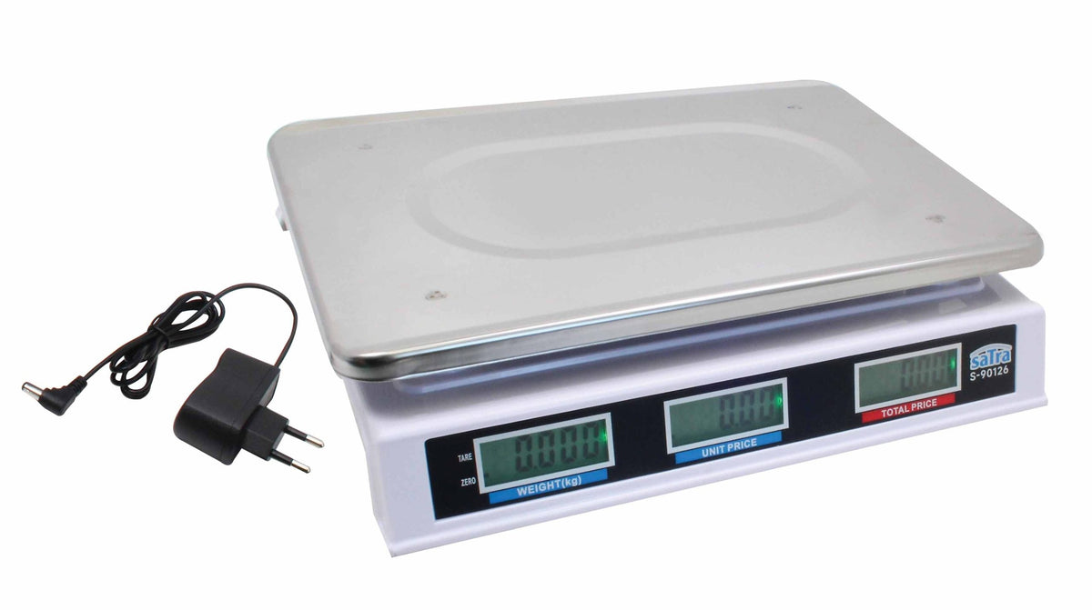 Elektronická obchodná váha s LCD displejom 200g - 40kg Satra