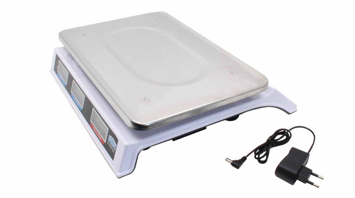 Elektronická obchodná váha s LCD displejom 200g - 40kg Satra