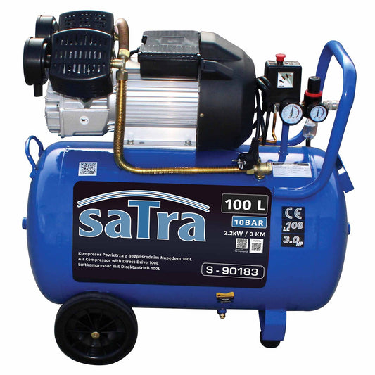 Vzduchový kompresor s priamym pohonom 100l