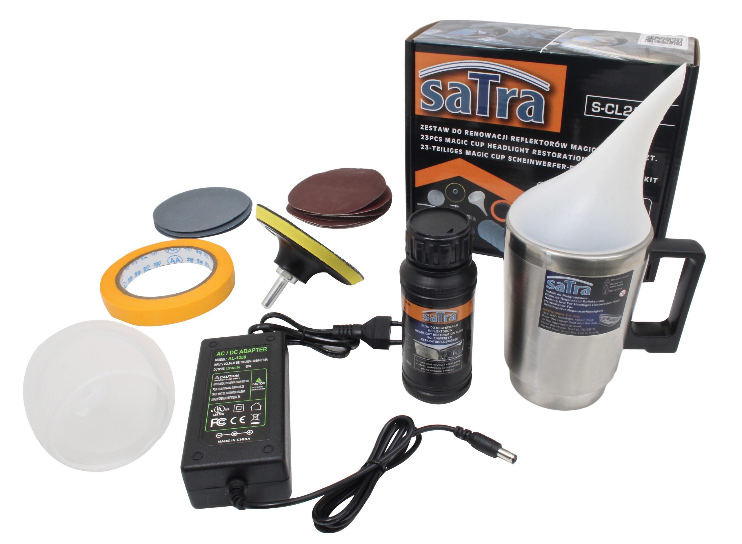Sada na renováciu svetlomeov s polymérom 23ks Satra