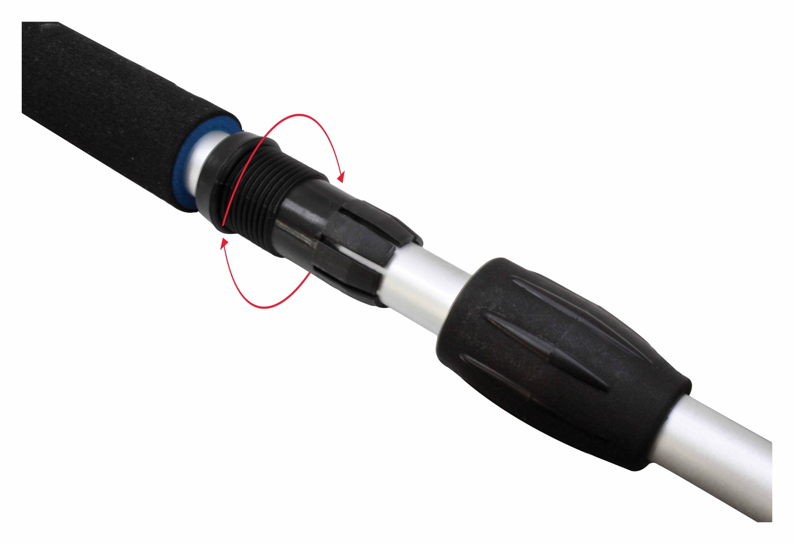 Teleskopická kefa na umývanie 250 x 60mm 1020 - 1725mm