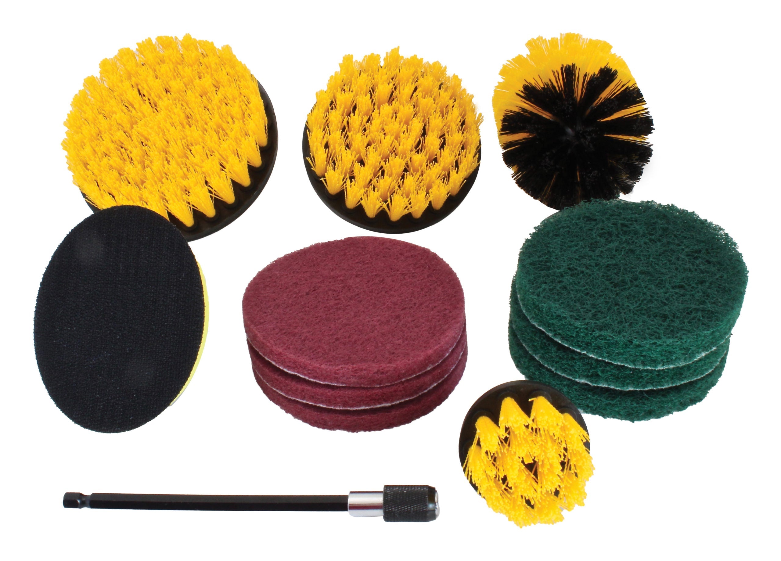 Sada čistiacich kefiek na vŕtačku, 12ks Satra