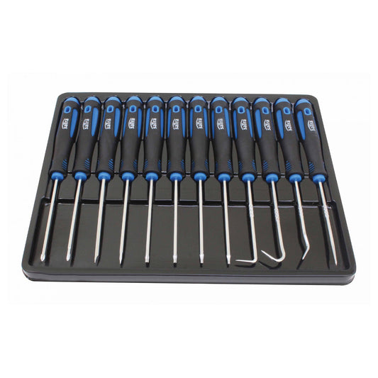 Súprava hákov na vyberanie tesnení 12ks Satra