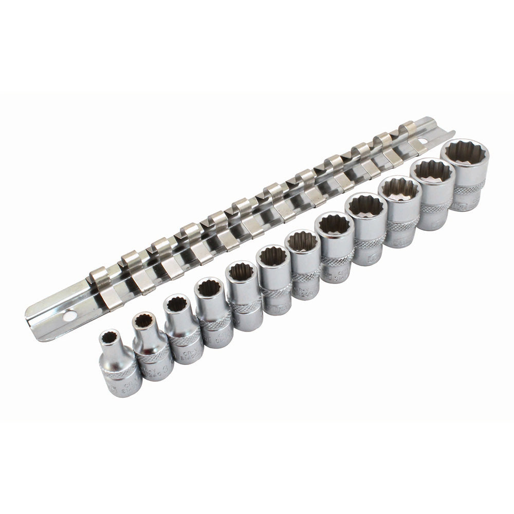 Sada nadstavcov - nástrčných hlavíc 12-hran 1/4'', 12ks