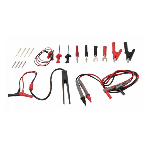 Súprava káblov a príslušenstva pre multimeter 21 kusov satra