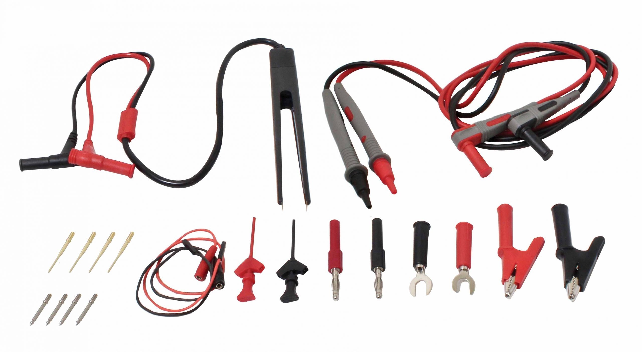 Súprava káblov a príslušenstva pre multimeter 21 kusov satra