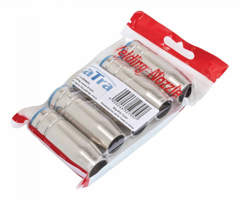 Sada plynových kužeľových dýz MB25 pre MIG/MAG pištole – 5 kusov