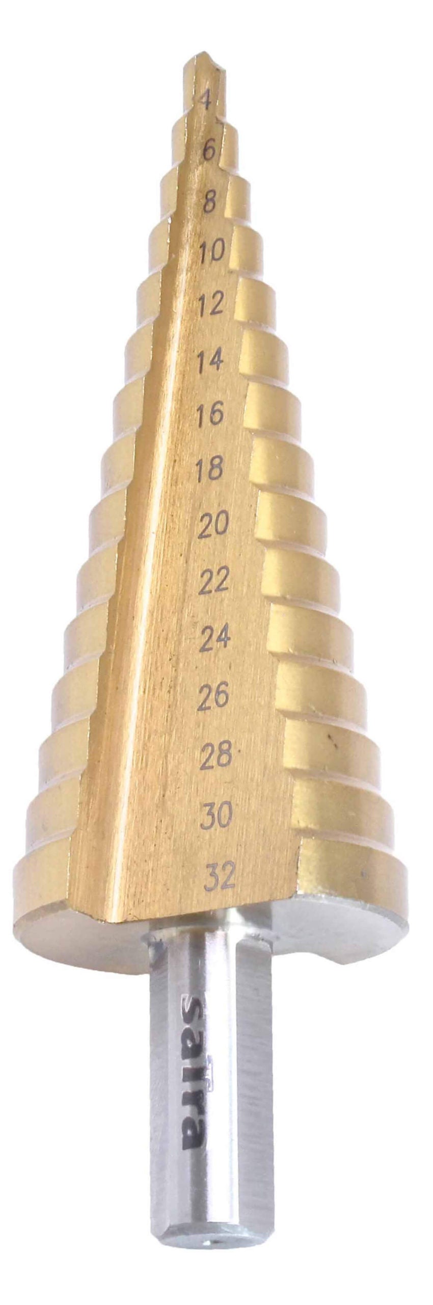 Stupňovitý vrták 4 – 32 mm