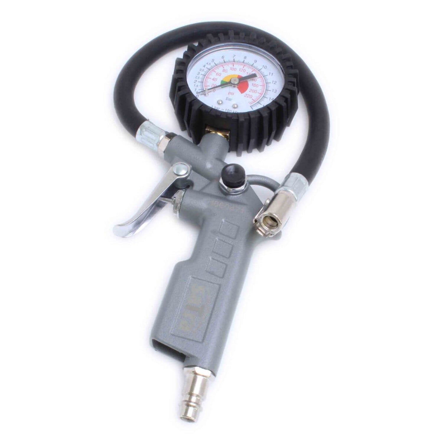 Pištoľ na hustenie pneumatík s manometrom 0 - 16bar