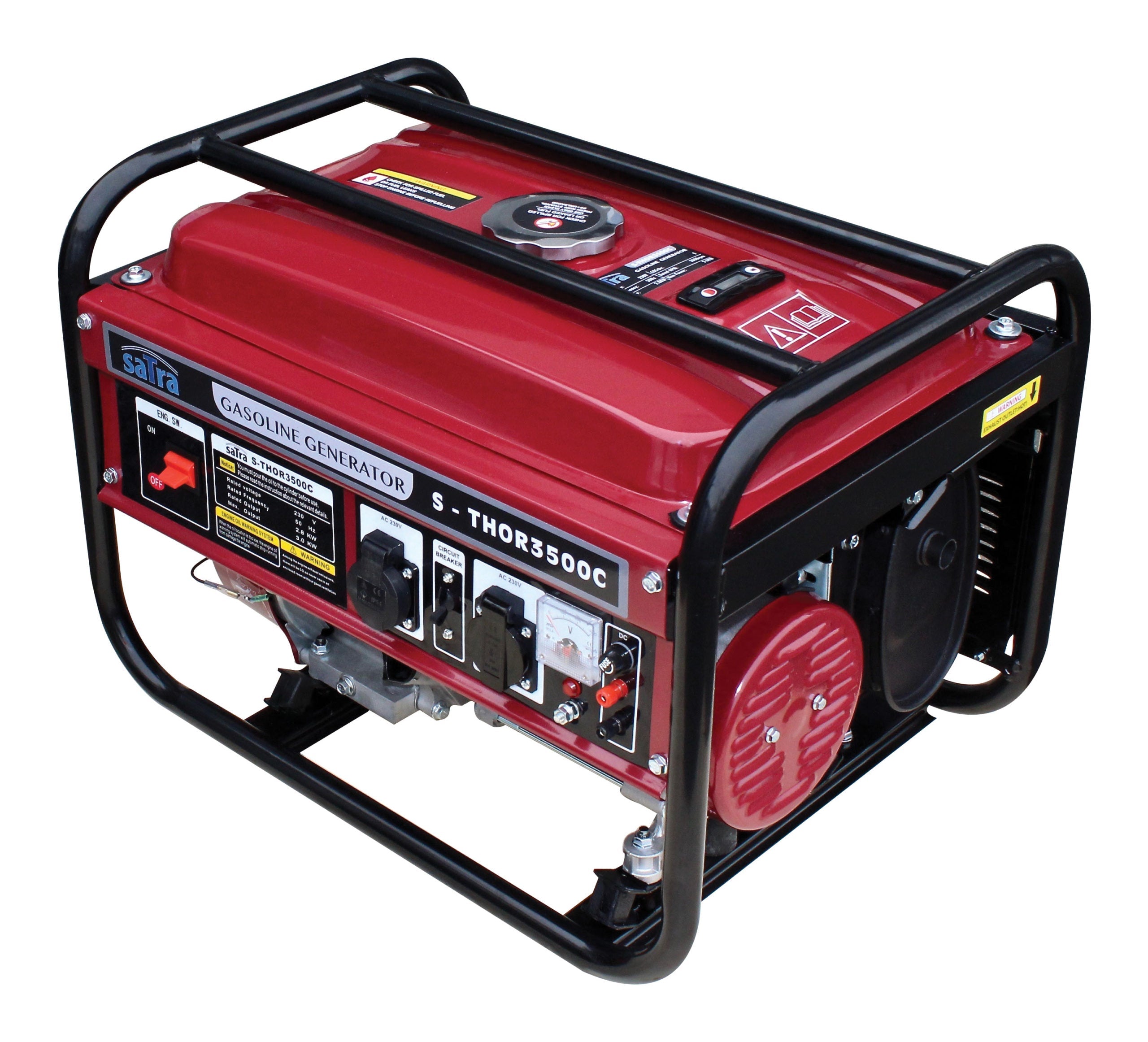 Benzinový generátor - elektrocentrála 3kW 7hp