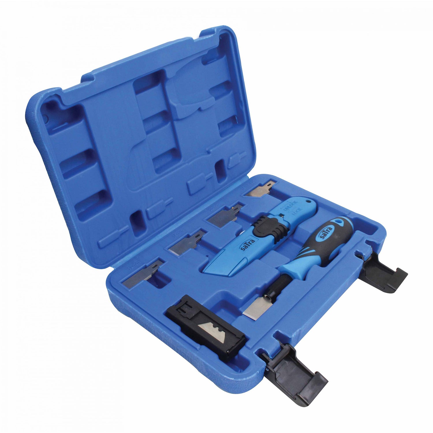 Súprava škrabiek a rezákov 30 kusov satra