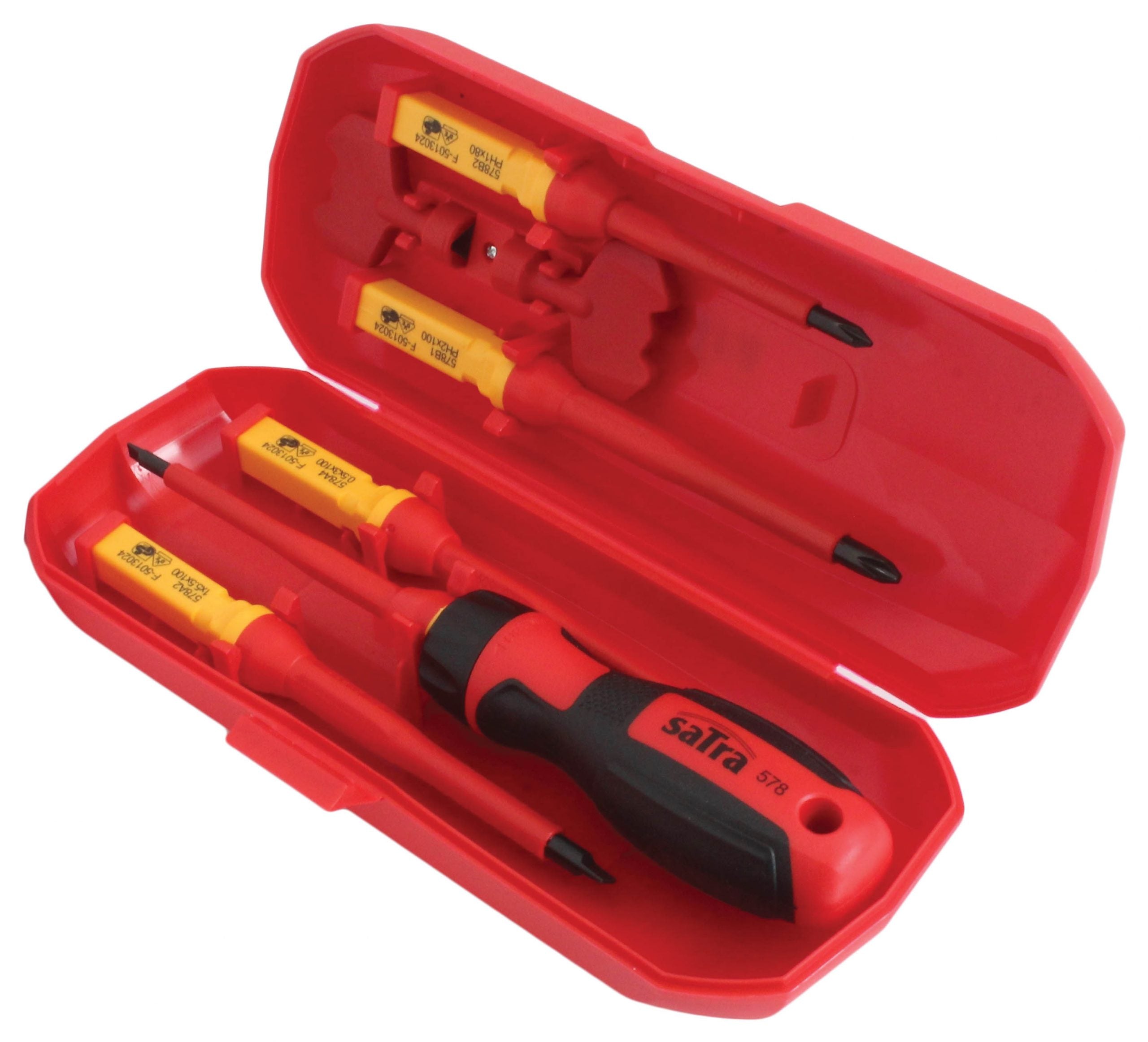 Sada vde elektrikárskych skrutkovačov s vymeniteľnými hrotmi 8 kusov