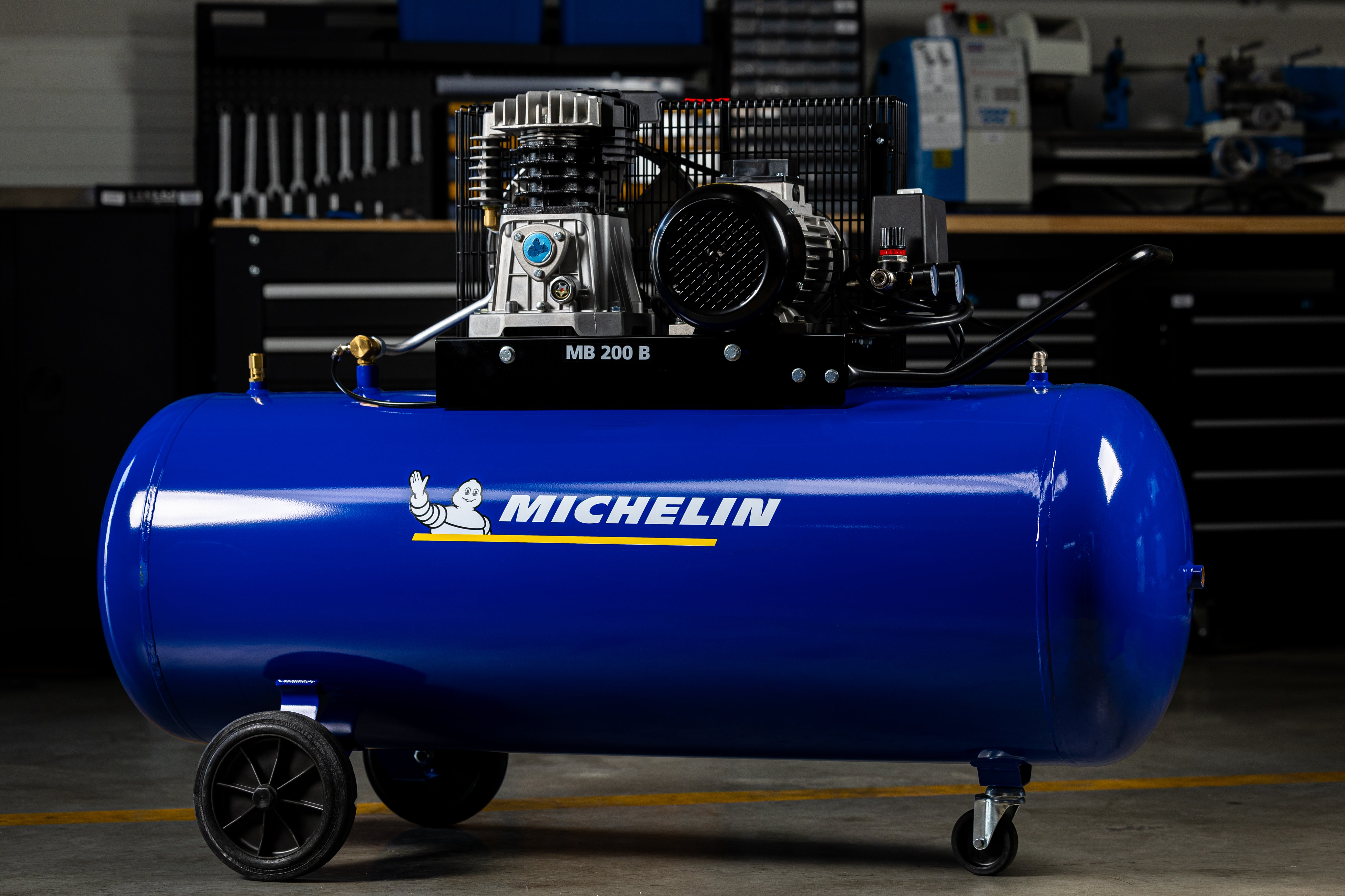 Profesionálny kompresor Michelin 200l 3hp 230V produkt Fiac Taliansko