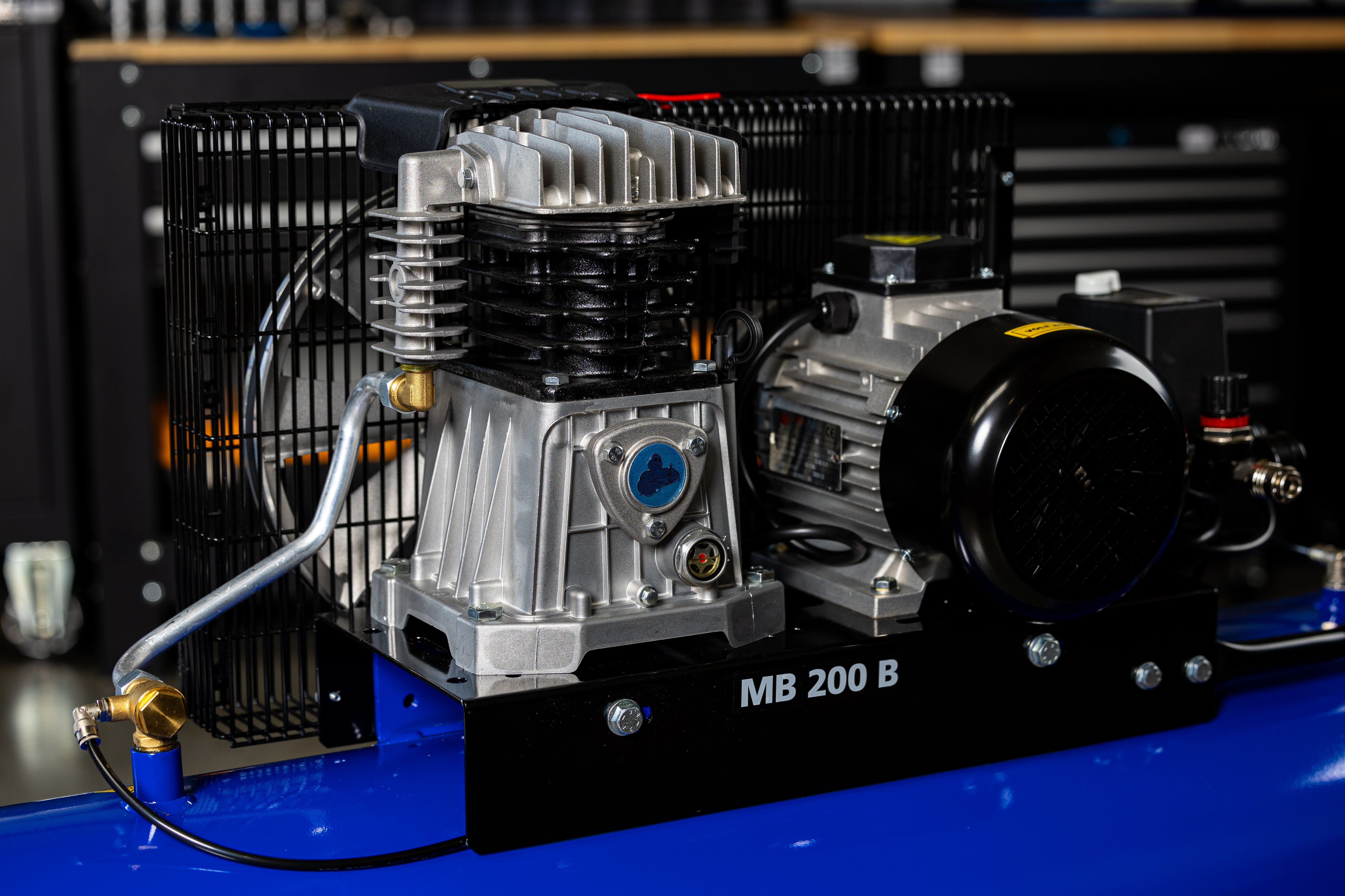 Profesionálny kompresor Michelin 200l 3hp 230V produkt Fiac Taliansko