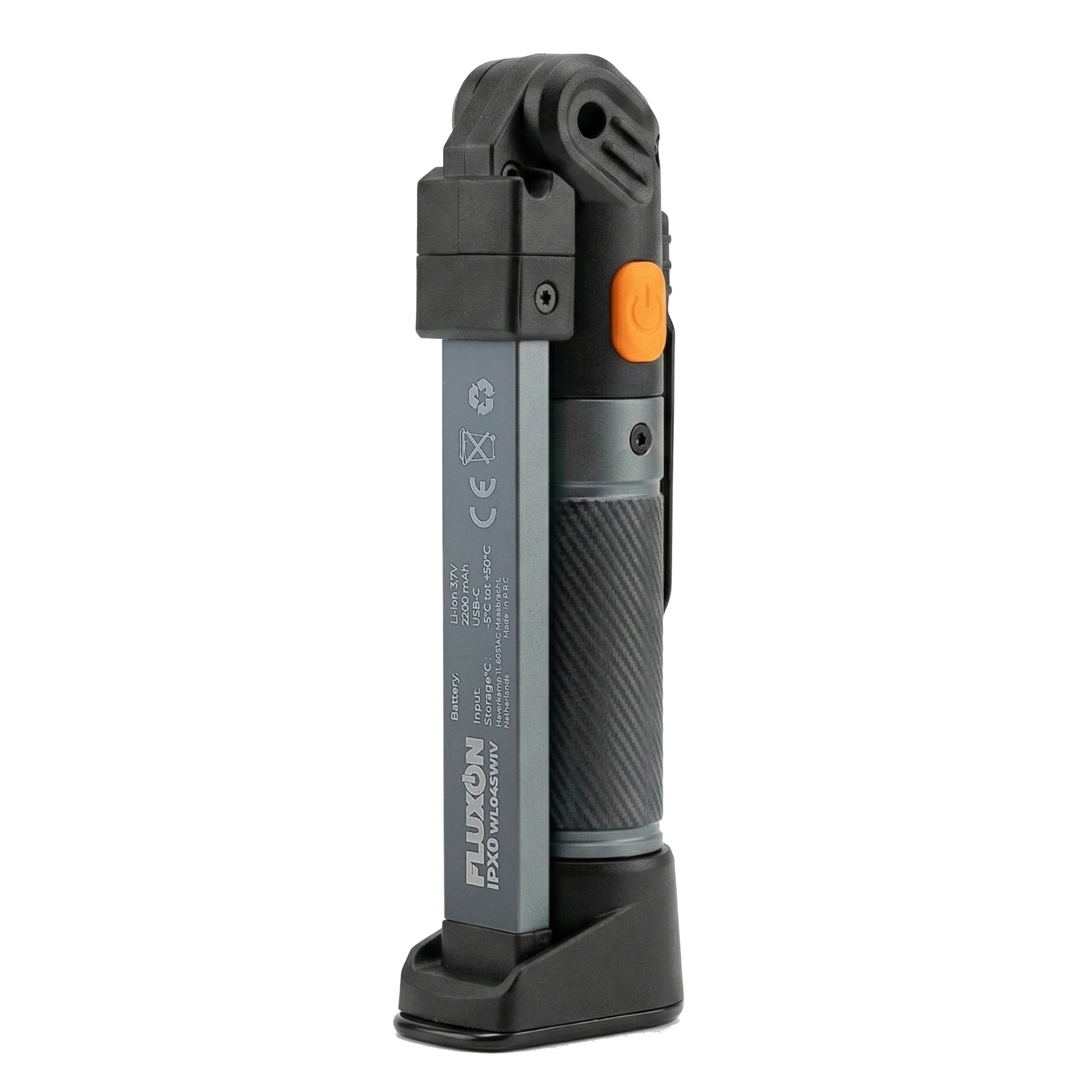 LED dielenská pracovná lampa 450lm, akumulátor 2200mAh, otočná o 180°, Fluxon
