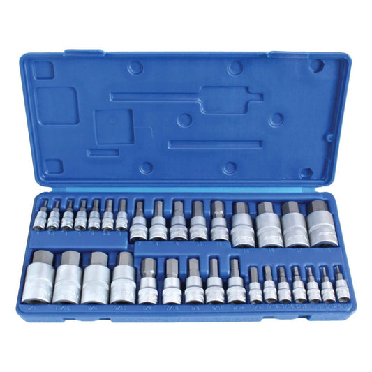 Sada imbus HEX bitov 1/4'' 3/8'' 1/2'', 2 - 19mm, 32ks