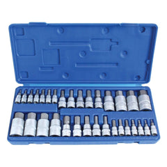 Sada imbus HEX bitov 1/4'' 3/8'' 1/2'', 2 - 19mm, 32ks