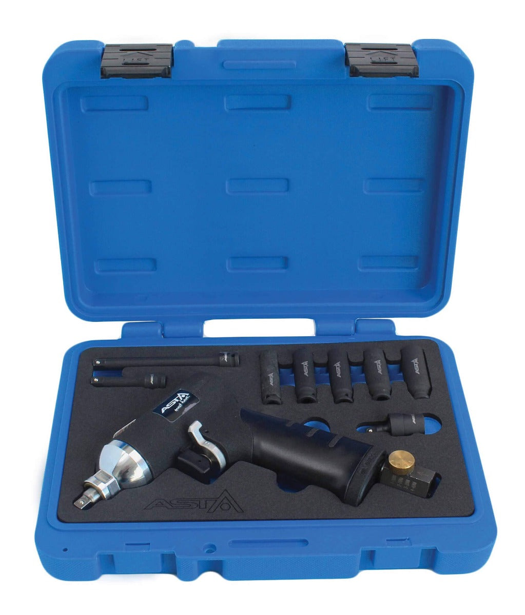 Súprava pneumatickej rázovej pištole na žeraviace sviečky 1/4 40 nm 9 kusov