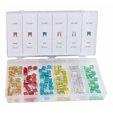 Sada 120 automobilových poistiek micro 2