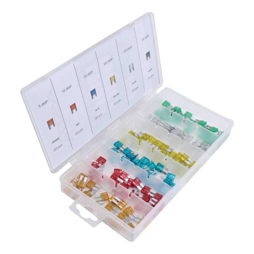 Sada 120 automobilových poistiek micro 2