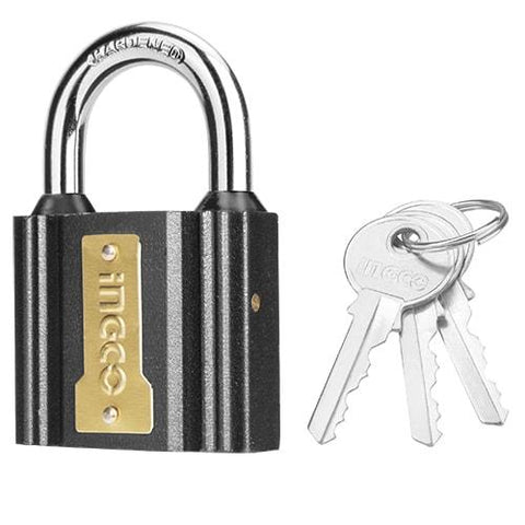 Visiaci zámok s vodeodolnou ochranou 50 mm Ingco