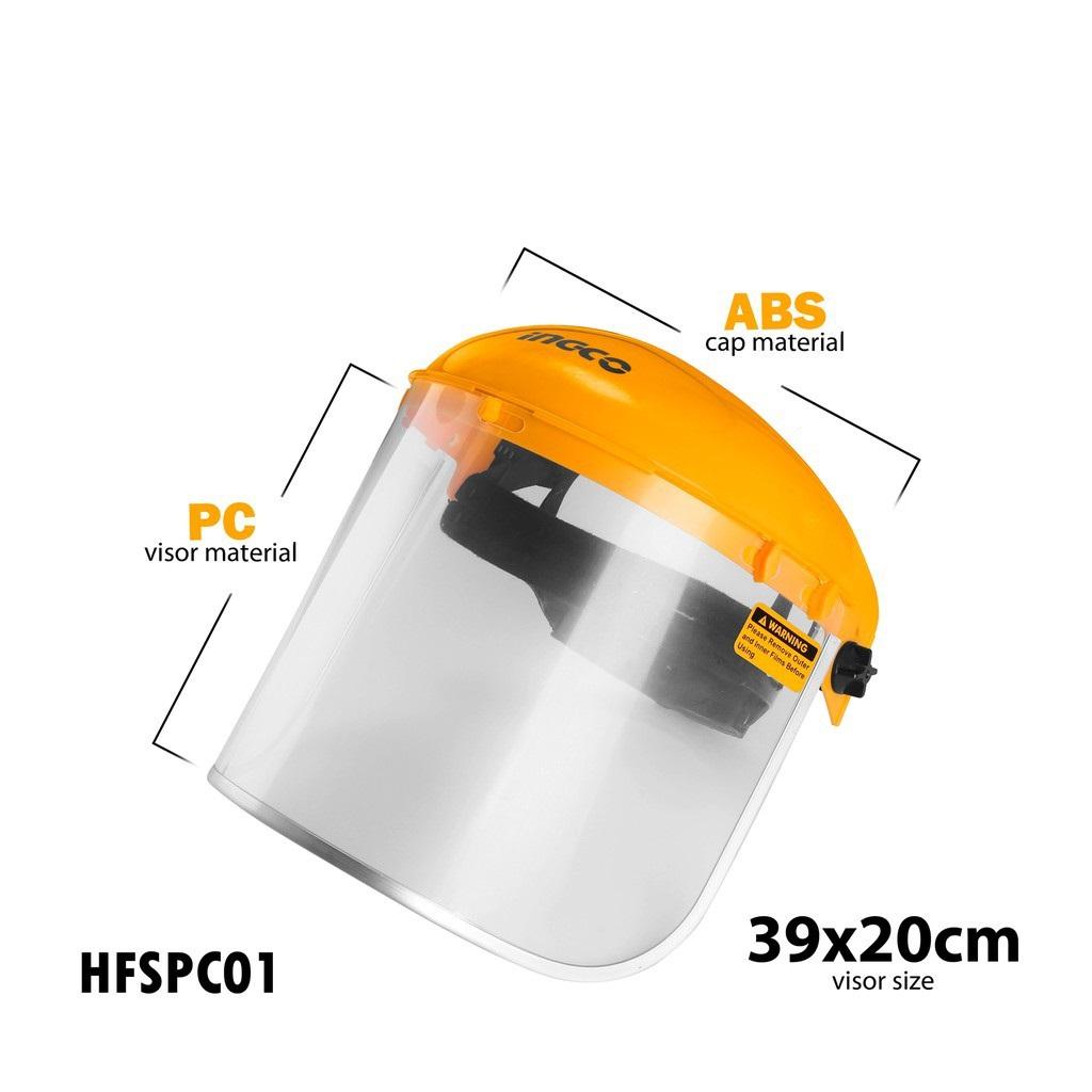 Ochranný štít 39 × 20cm Ingco