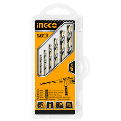 Sada 6 vrtákov HSS 2 - 8mm x 49 - 117mm Ingco