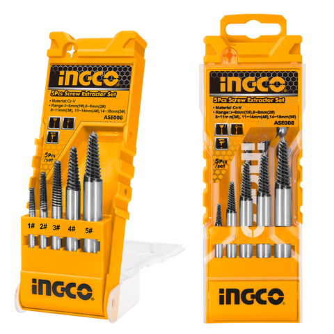 Súprava sťahovákov skrutiek 5 kusov ingco