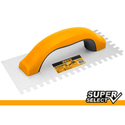 Plastová stierka - hladidlo so zubami 230mm Ingco