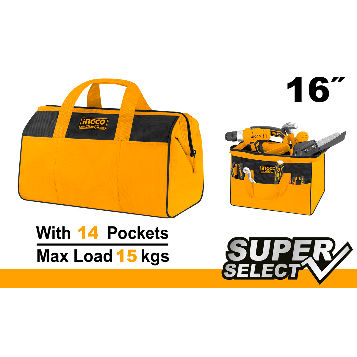 Taška na prenos náradia 13" ingco