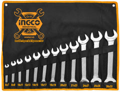 Sada 12 vidlicových kľúčov 6 - 32mm Ingco