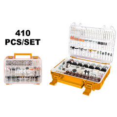 Súprava príslušenstva pre brúsku - leštičku 410ks Ingco