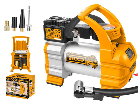 Vzduchový kompresor do auta 12V, 35l/min Ingco