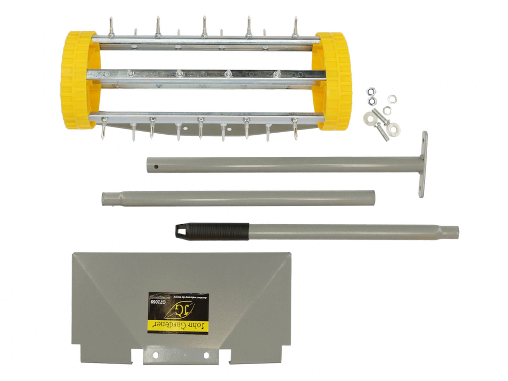 Vertikutátor s rotačným valcom a prevzdušňovačom trávnika geko