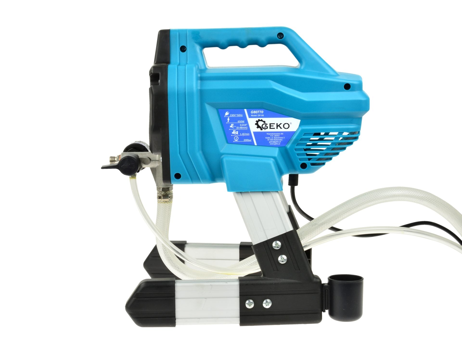 Agregát - hydrodynamická striekacia lakovacia pištoľ 650W Geko