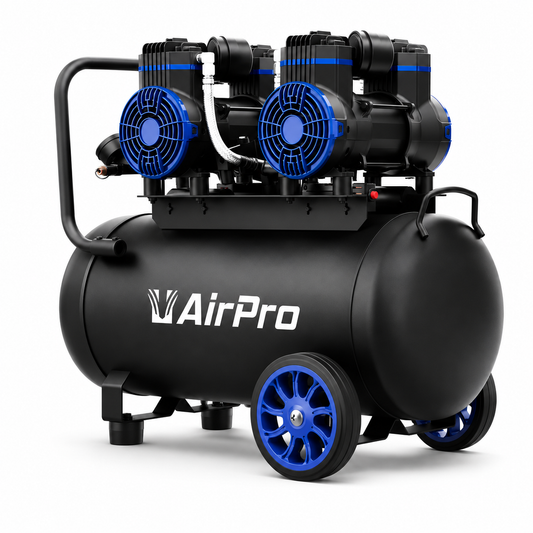 Tichý bezolejový kompresor 2 x 1.8hp 40l Airpro