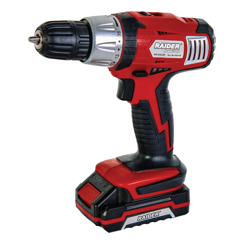 Akumulátorová vŕtačka Li-Ion 18V Raider